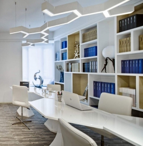 办公室开放区设计效果图