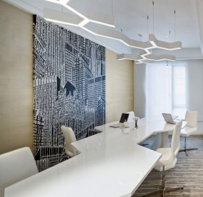 开放区域装修设计图