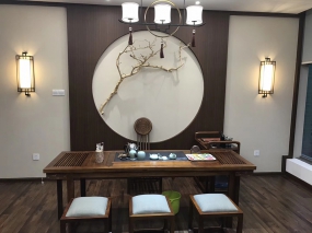  简约风开放区域装修设计图片