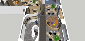 办公室设计全景图