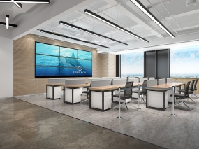 办公室会议室装修效果图