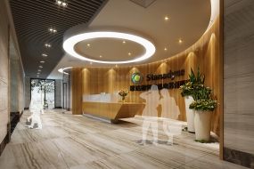 办公室前厅灯饰装饰效果图,前厅灯饰装饰效果图