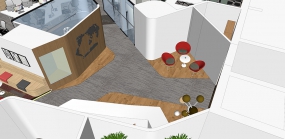 科技公司办公室装修设计布局图