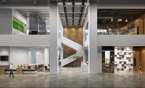 办公室前厅图片,办公室前厅装修设计图