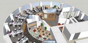 办公室设计布局图