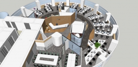 科技公司平面设计图