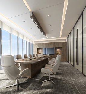 现代简约风会议室装修设计图片,会议室装修设计图