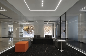 商贸公司办公室洽谈区装修设计效果图