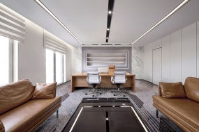  科技公司老总办公室装修设计图