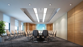 办公室会议室布局效果图