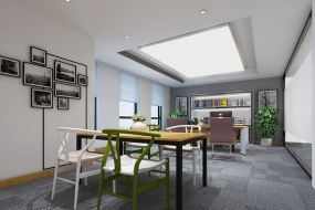 老总办公室设计效果图