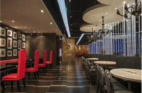  快餐店装修设计效果图,快餐店装修设计效果