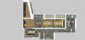 制造公司办公室设计平面图,办公室设计平面图