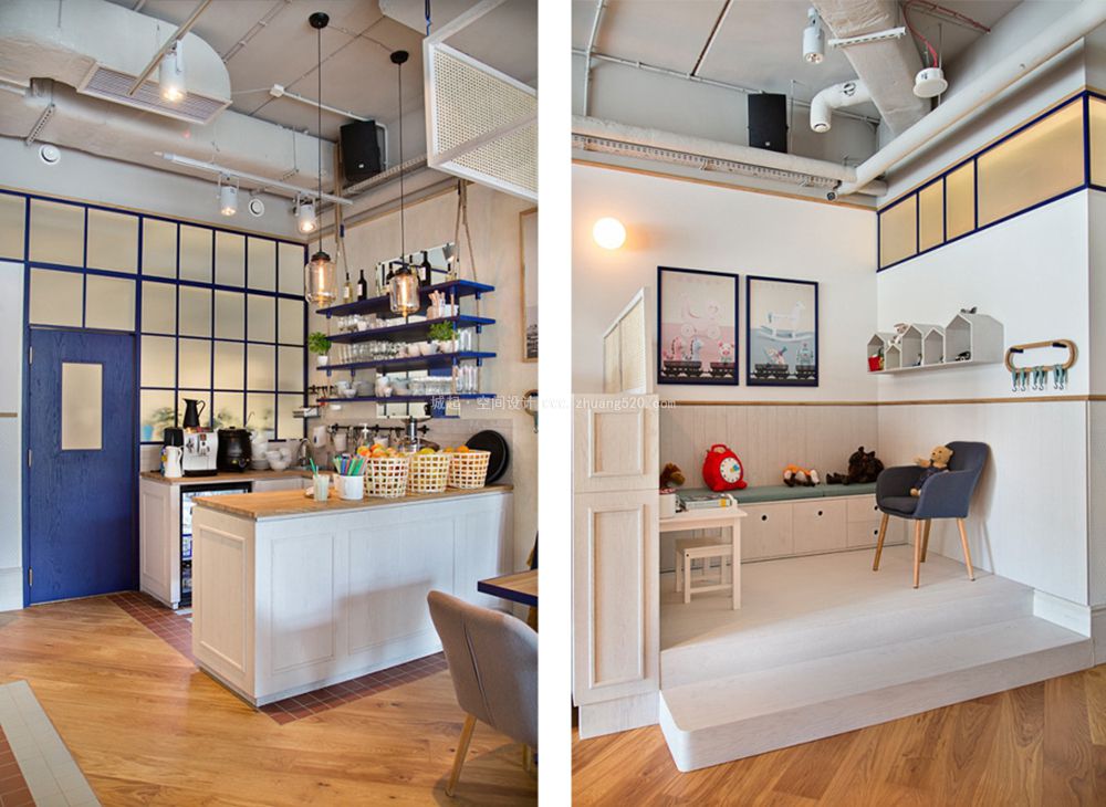 咖啡厅空间设计实景图,咖啡厅空间设计实景