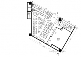 茶餐厅设计平面图