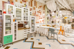 甜品店装饰案例图,甜品店装饰实景图