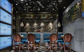 茶餐厅装修设计图片,茶餐厅装修设计案例图