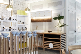 咖啡厅设计实景图, 咖啡厅装修设计效果图