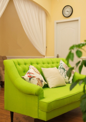 店面装修案例图片,美甲沙龙空间布局实景图