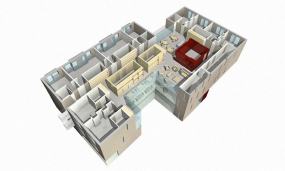 老年护理中心设计平面图,护理中心设计平面图