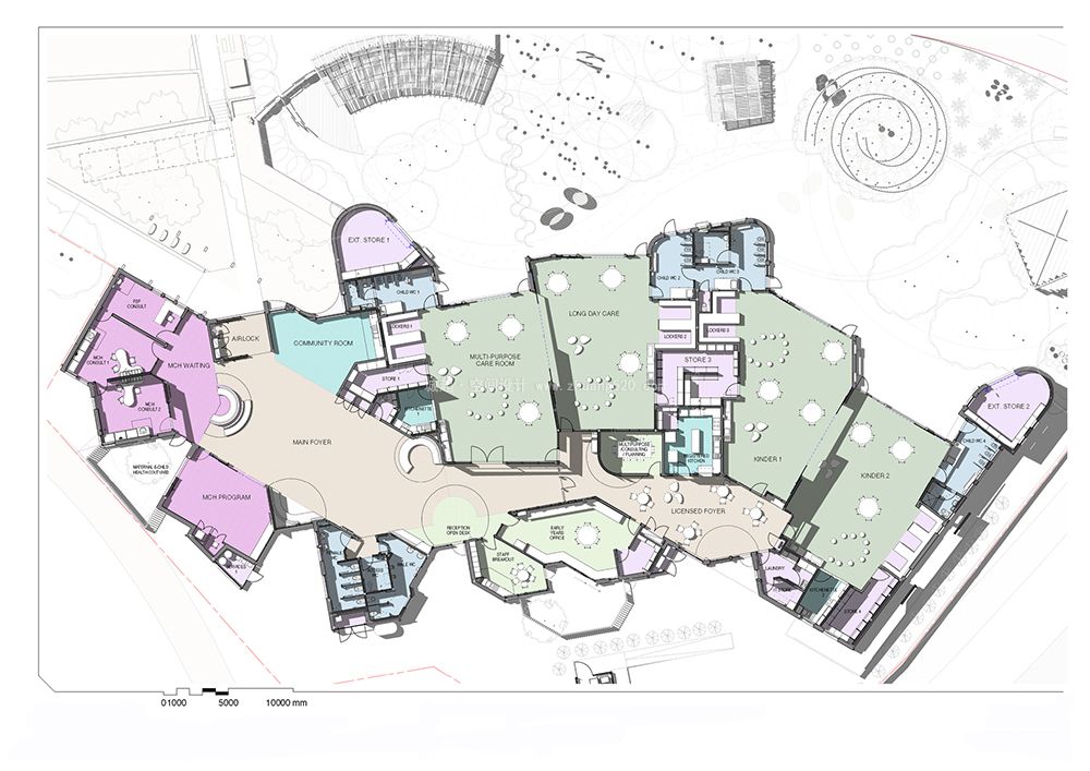民办大风车幼儿园装饰平面图 民办大风车幼儿园装饰平面图,大风车幼儿园装饰平面图