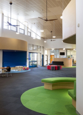 民办大风车幼儿园空间设计效果图,民办大风车幼儿园空间设计