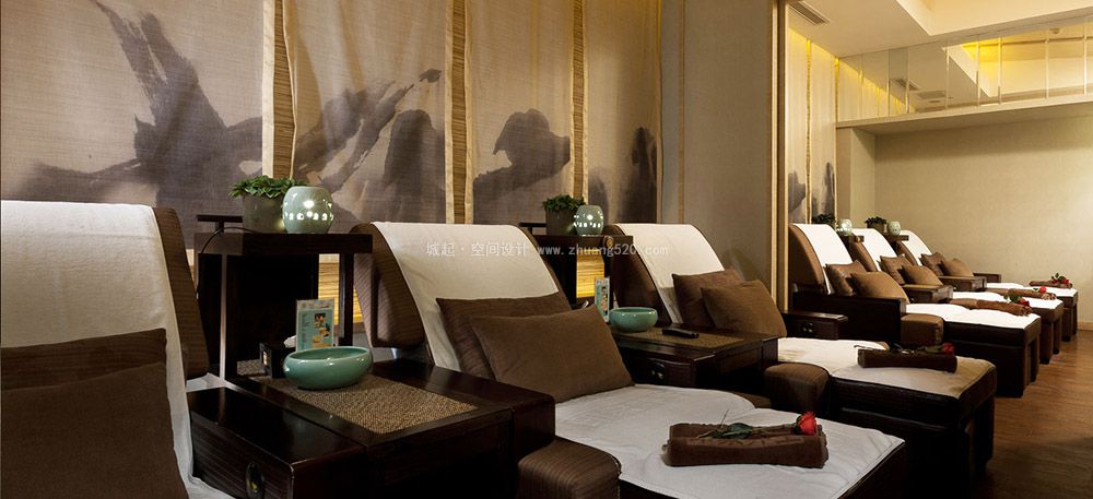 足浴店空间设计图片,足浴店空间设计图