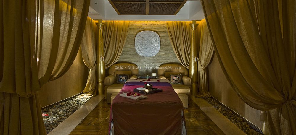 足浴店空间设计效果图,足浴店空间设计效果图