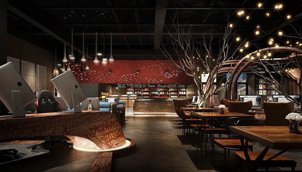上海网吧装修设计图片,网吧装修设计图片