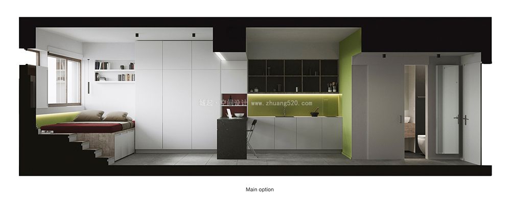 酒店式公寓装饰平面图,公寓装饰平面图