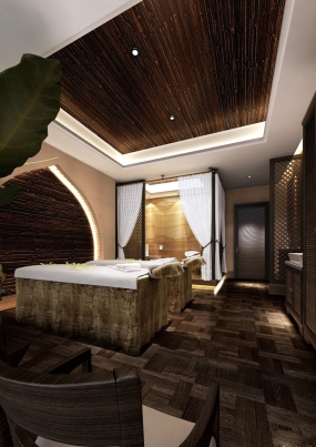 SPA主题养身馆会所装饰效果图,主题养身馆会所装饰效果图