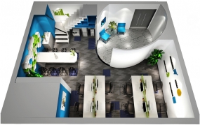 办公室全景设计图片