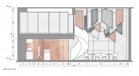 咖啡厅装修设计平面图