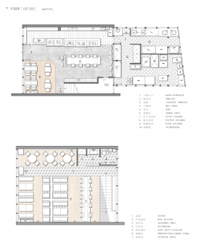 主题餐厅装修设计平面图