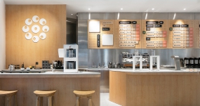 奶茶店空间设计效果图