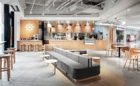 奶茶店空间设计实景图