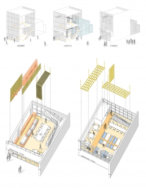 主题餐厅装饰平面图