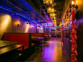 火锅店空间设计效果图,火锅店装饰图片