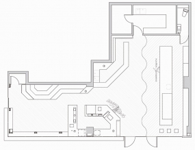 咖啡馆装饰平面图