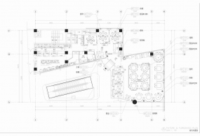 饭店空间设计平面图,饭店装饰平面图