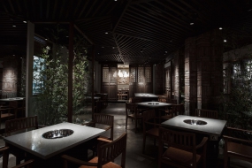 火锅店装饰布局图