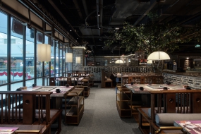 火锅店装修设计案例图