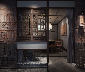 火锅店设计实景图,火锅店设计案例图