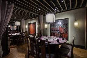 火锅店装饰图片,火锅店装饰实景图