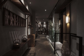 火锅店空间设计实景图