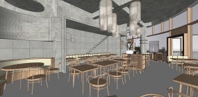 串串店铺空间设计布局图