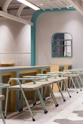 土豆粉店装饰实景图,土豆粉店装饰案例图