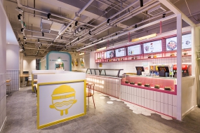 土豆粉店装修设计布局图