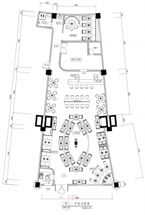 甜品店装饰布局图
