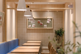 快餐店装饰实景图,快餐店装饰案例图